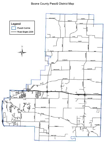 District Map for PWSD9